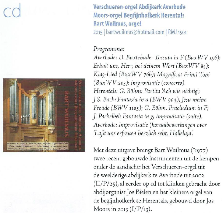 Tijdschrift orgelkunst (Luk Bastiaens)